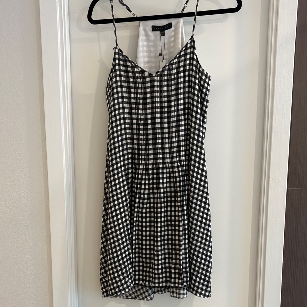 Black and white sanctuary dres